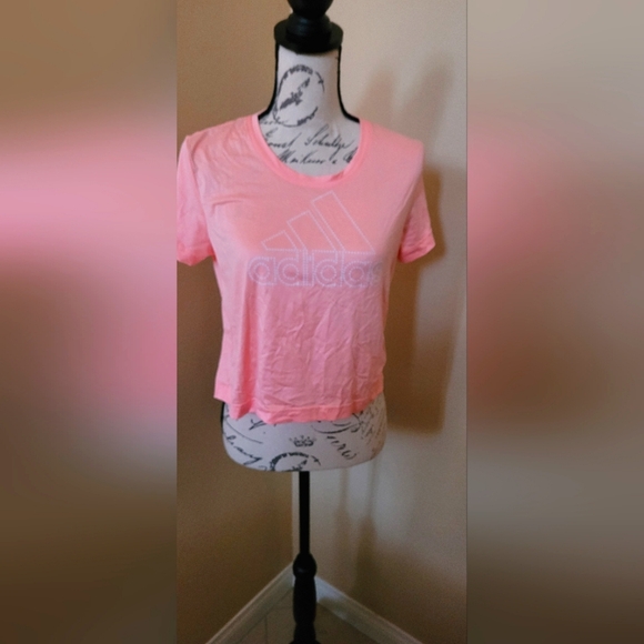 adidas Tops - adidas Pink Short Sleeve Tee